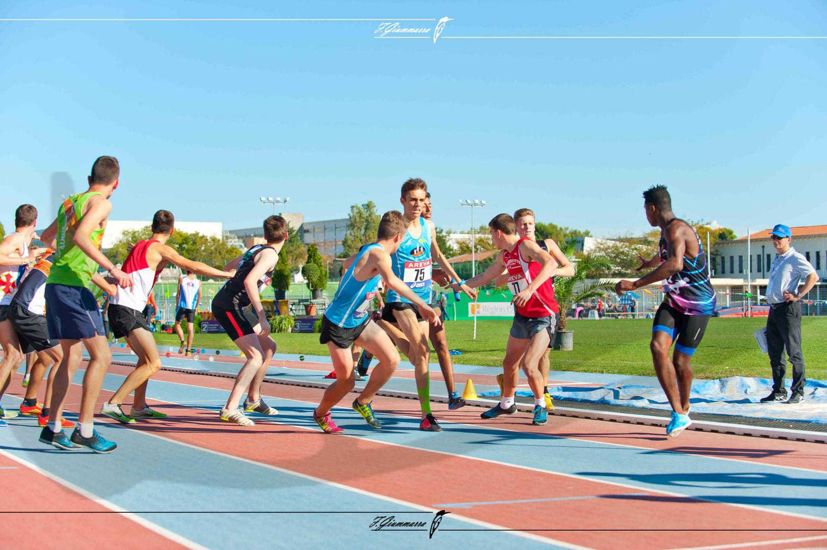 Relais religere - Un 400 m relais : effervescence, bousculade et vitesse